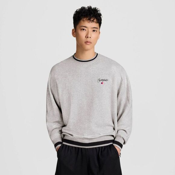 Champion Other - Champion Men's University Small Script Sweatshirt - Light Heather Gray S
